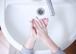 Hand hygiene - washing your hands with soap and water