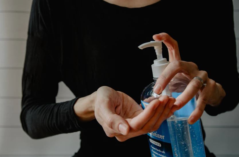 Using a Hand Sanitizer