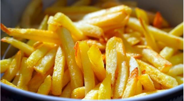 French Fries - perfect food for a virtual birthday party