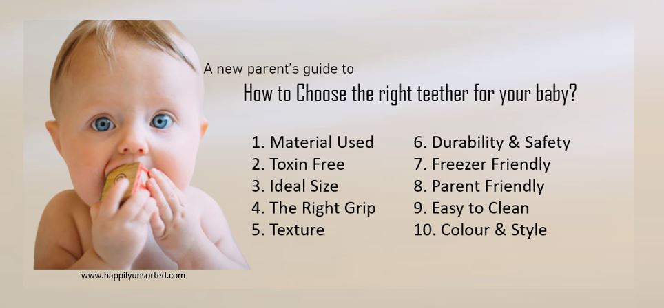 How to choose the right teether for baby?